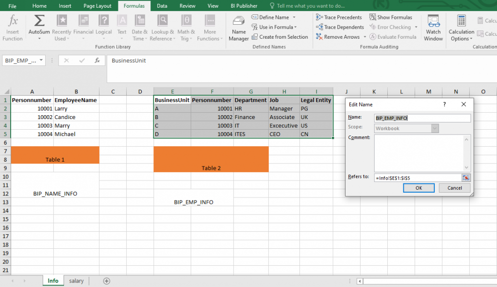 Creation of BIP Report In Oracle Fusion | Leveraging Excel Adapters