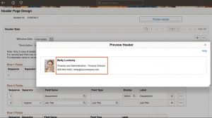 PeopleSoft HCM Update Image 46 – Unveiling the Power of PUM Highlights - Employee Header Page Configuration