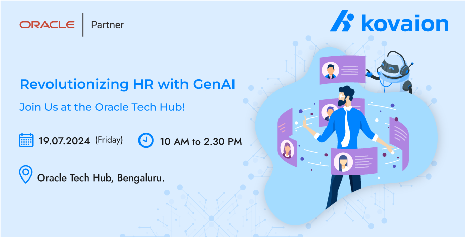 Revolutionizing HR with GenAI | In-Person Event at Oracle Tech Hub