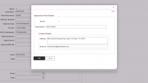 Window-for-entering-organization's-information