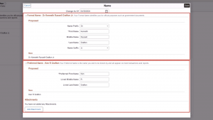 Fig7 Formal and Preferred names (personal details in self-service)