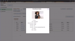 Fig 3: Student Details PeopleSoft CS Image 32 | Fluid Faculty Center Enhancement | Class Roster Page 