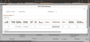 Fig 5: BY PAYLINE TO VIEW SUMMARY DETAILS | Enhancing Payroll Efficiency with the 'Okay to Pay All' Feature | HCM PeopleSoft Image 50