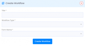 Workflow Creation Form