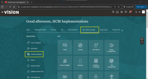 Fig-01 - Navigating Checklist Templates under Quick Actions of My Client Groups