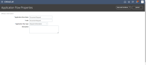 Fig 1: Job Application flow type should be selected as Request Information