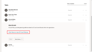 Fig-13 - Select “Click Here to view ID Card Policies”