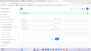 Asset Management Form 