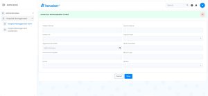 Hospital Management Form