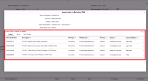 Fig 1.5 PeopleSoft ALM – Associating with Existing Work Order