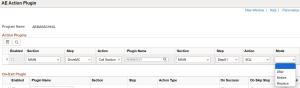 Fig: 5 AE Plug-ins Action and Steps