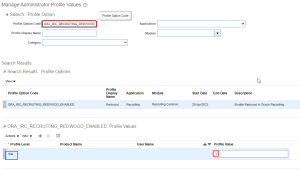 Fig2: Manage Profile Option