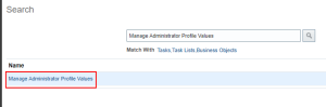 Fig5: Manage Administrator Profile Value