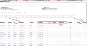 Figure 01 Navigating to manage job opening page under recruiting activities