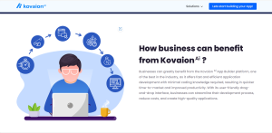 KovaionAI builder platform overview