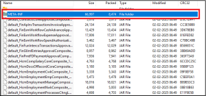 Streamlining Approval Rule Migration in Oracle Fusion HCM with SOA Composer - Fig_1.5 Meta-INF file