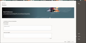 Create Survey Manager Experience with Oracle Core HR - Fig 6: Preview the Survey