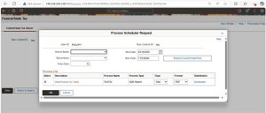 U.S Wages Statement Tax Data Section Update - PeopleSoft HCM Update Image 51 - Fig.2 Process Scheduler Request