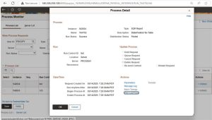 U.S Wages Statement Tax Data Section Update - PeopleSoft HCM Update Image 51 - Fig.4 Process Detail