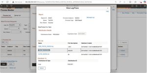 U.S Wages Statement Tax Data Section Update - PeopleSoft HCM Update Image 51-Fig.5 View Trace Log