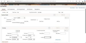 U.S Wages Statement Tax Data Section Update - PeopleSoft HCM Update Image 51 - Fig.8 By Paysheet