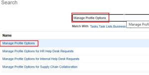 Oracle Recruiting: Simplifying Candidate Communication and Bulk Messaging - Fig 2: Manage Profile Options