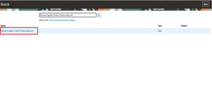 Managing Supplier Profile Change Requests in Oracle Fusion - Fig 3: Manage Supplier profile change Approvals