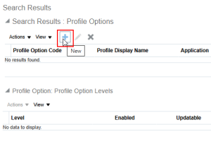 Oracle Recruiting: Simplifying Candidate Communication and Bulk Messaging - Fig 1: Create a new profile option